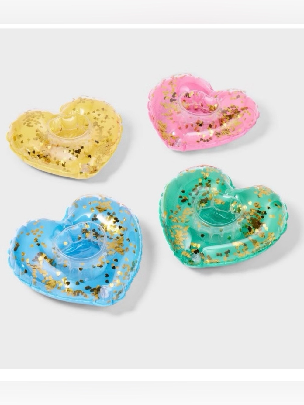 Roller Rabbit Heart Inflatable Cup Holder